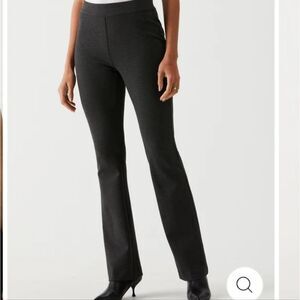 🆕️👖Rafaella Ponte Knit High Rise Bootcut Trouser Pants, Sz 14 - Gray